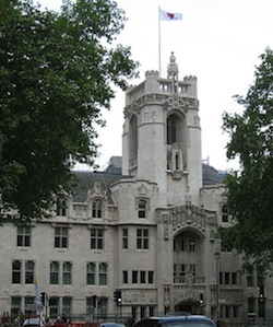 Picture of the British Supreme Court in Parliament Square, London
