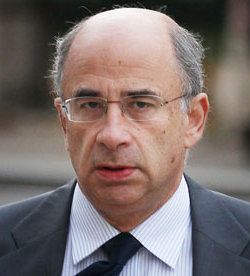 Picture of Lord Justice Leveson, chairing the Leveson inquiry